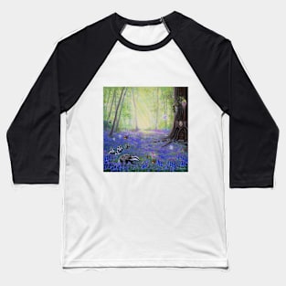 Spring Bluebell Fairies Baseball T-Shirt